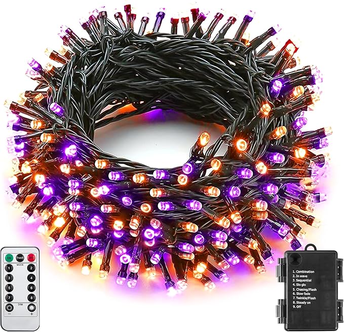 Christmas LED String Lights, Waterproof Timer Lights