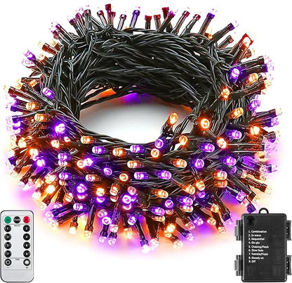 Christmas LED String Lights, Waterproof Timer Lights
