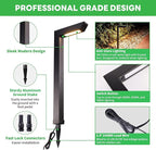 6-Pack Solar Pathway Lights, Waterproof LED Driveway Lights