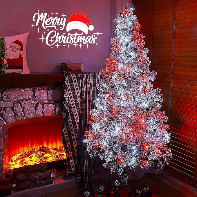 Christmas Backyard String Lights, 16ft 50 LED Waterproof