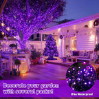 2-Pack Christmas String Lights, 33ft 100 LED Waterproof Twinkle Lights