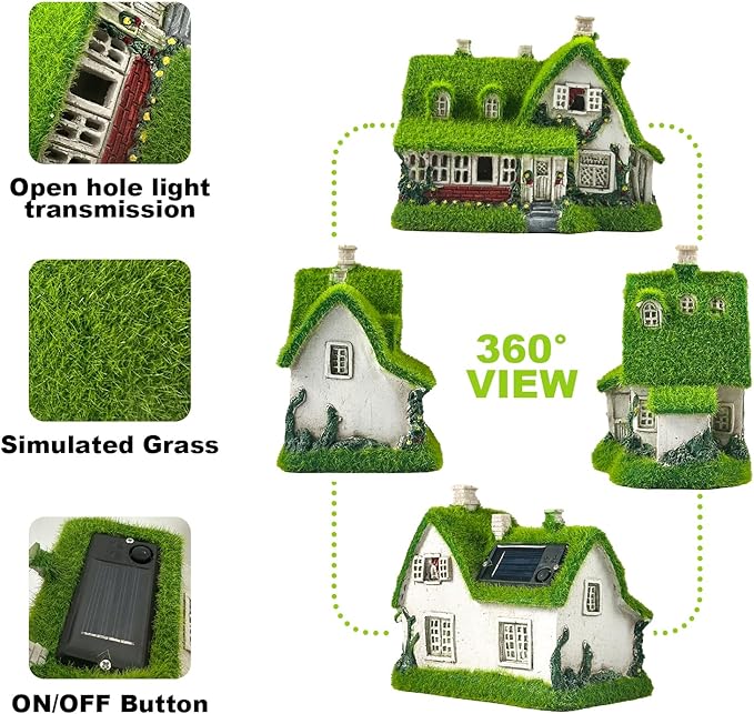 Solar Garden Statue Light, Yard Decor
