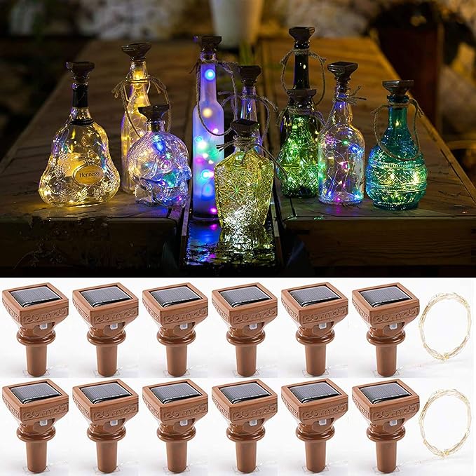 12-Pack LED Patio String Lights, Waterproof Outdoor