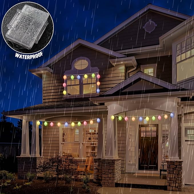 84ft String Lights for Yard, Waterproof LED