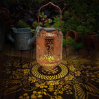 Hummingbird Solar Lantern Set, Decorative Patio Lighting