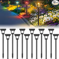 Cold White Solar Pathway Lights 12-Pack, Walkway LED