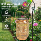 Hummingbird Solar Porch Lanterns, Charming Waterproof LED