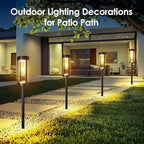 Solar Pathway Lights 6-Pack, Yard LED