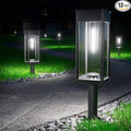 12-Pack Cool White Solar Path Lights, Outdoor Driveway LED