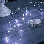 60 LED Christmas Twinkle Lights, 20ft Waterproof for Porch