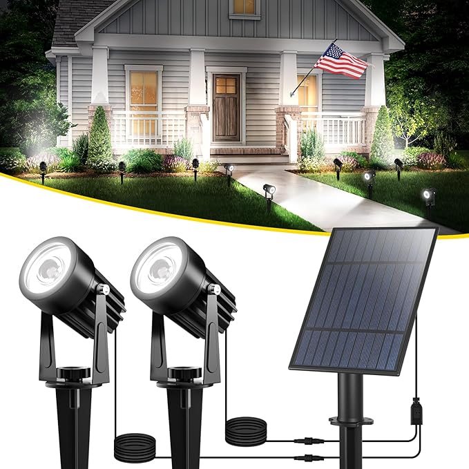Solar Spotlights, Waterproof Yard LED