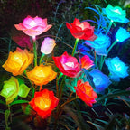 3-Pack Solar Pathway Lights, Waterproof LED Walkway Lights