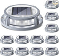 Solar Dock Lights 12-Pack, Waterproof LED