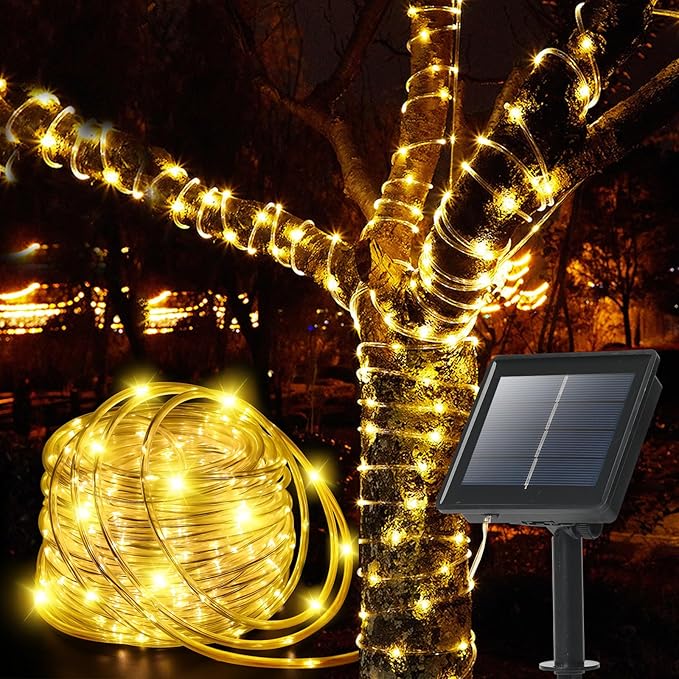 Rechargeable Camping String Lights, 33ft 8-Mode