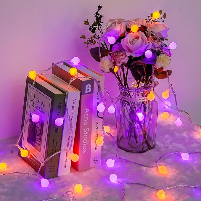 33ft Christmas LED String Lights, Waterproof Timer Lights