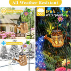 Solar Hummingbird Garden Statue Light, Outdoor Decor