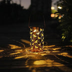 Decorative Backyard Solar Lanterns for Porch, Waterproof LED