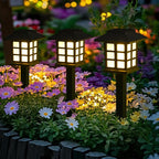 10-Pack Solar Landscape Lights for Driveway