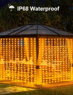 20ft RGB String Lights for Porch, Waterproof LED