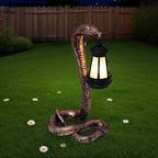 Solar Snake Statue Light, Yard Decor