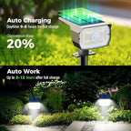 Solar Garden Spotlights, Motion Sensor LED