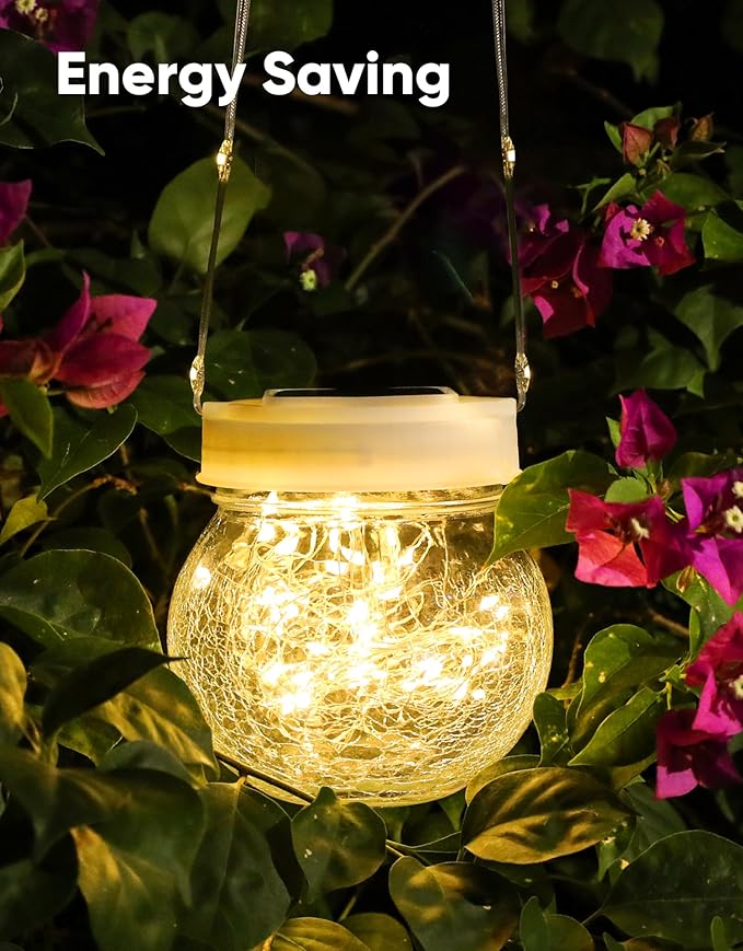 Decorative Globe Solar Lanterns for Porch, Waterproof LED