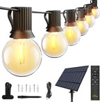 110ft LED Patio String Lights, Waterproof Outdoor