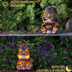 Solar Garden Statue Light 10.43", Yard Decor