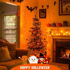 Christmas Porch String Lights 2-Pack, 33ft 100 LED Waterproof