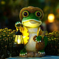 13.3" Frog Solar Lawn Figurine Light, Waterproof