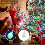 18ft Christmas LED String Lights, Waterproof Timer Lights