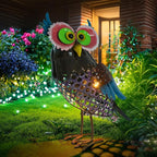 Owl Solar Lawn Figurine Light, Waterproof