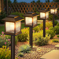 10-Pack Solar Pathway Lights, Waterproof LED Yard Lights