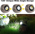 4-Pack Solar Pathway Lights, Waterproof LED Driveway Lights
