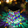 Classic Mosaic Solar Lanterns for Garden, Waterproof LED