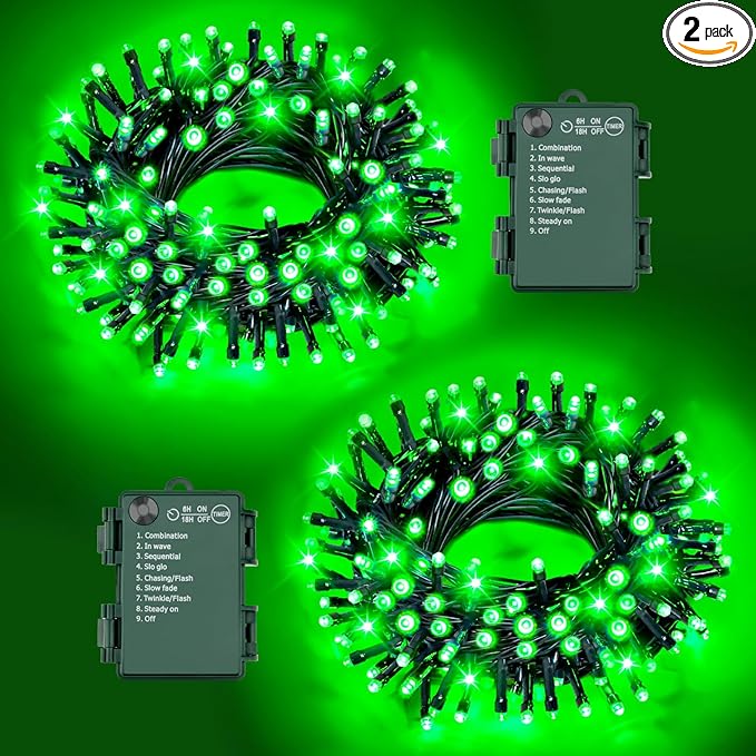Christmas String Lights, 4ft 100 LED Waterproof Twinkle Lights