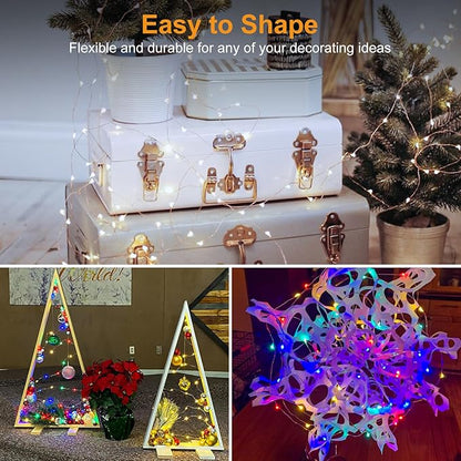 Christmas Fairy Lights 30-Pack, 7ft 20 LED Battery Twinkle Lights