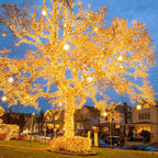 164ft LED Patio String Lights, Waterproof Outdoor