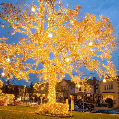164ft LED Patio String Lights, Waterproof Outdoor