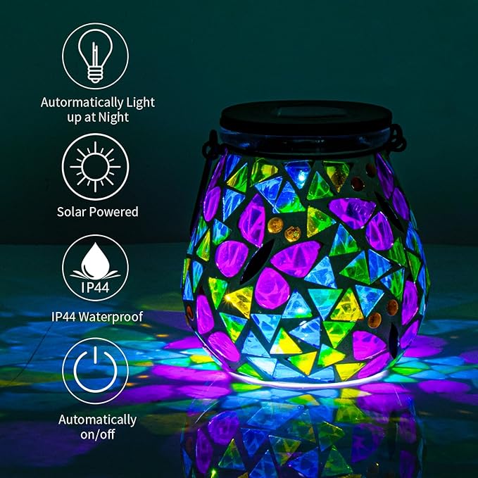Solar Butterfly Lanterns, Garden Hanging LED Decor