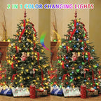 Christmas Fairy Lights 2-Pack, 66ft 200 LED Battery Twinkle Lights