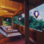 Courtyard Solar Hanging Lanterns, Classic Garden Decor