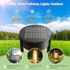 Solar Walkway Path Lights 8-Pack, IP65 Waterproof