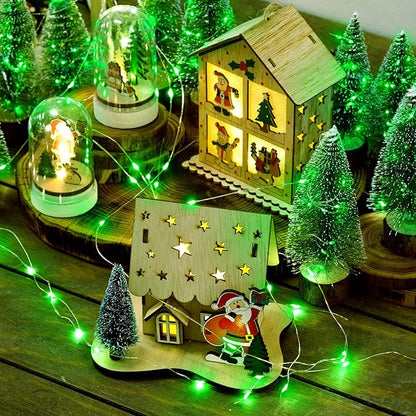 Christmas Patio String Lights 8-Pack, 50 LED Waterproof