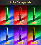 Solar Garden Spotlights 4-Pack, RGB Color-Changing LED