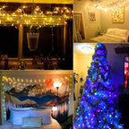 Outdoor String Lights, 33ft Warm White Waterproof LED