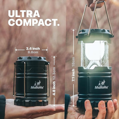 4-Pack Multi-Function Rechargeable Camping Lantern