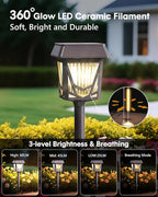 Solar Pathway Lights 6-Pack, Yard LED