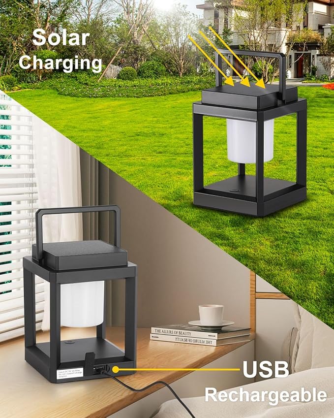 Backyard Solar Lanterns, Waterproof LED Backyard Lights