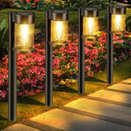 Solar Yard Path Lights 10-Pack, Waterproof